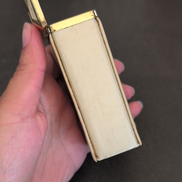 Vintage Beaded Cream Cigarette Case - Picture 6 of 9